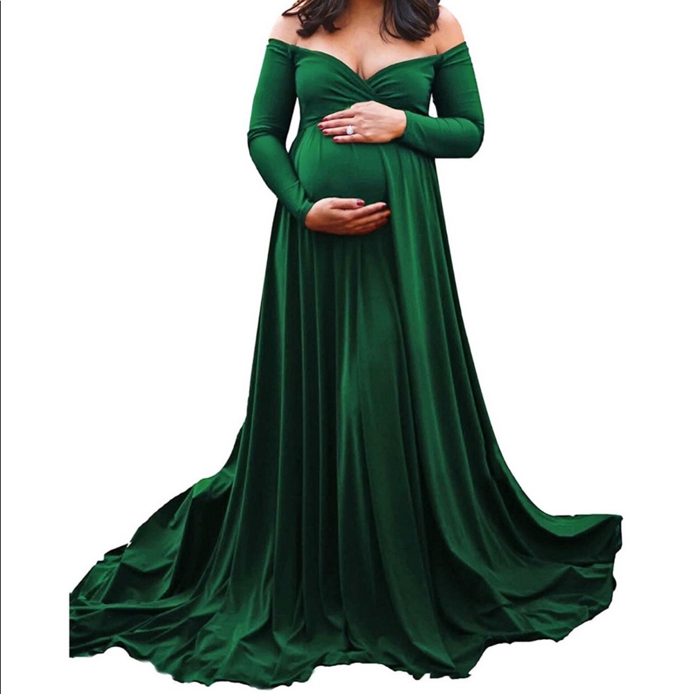 Maternity Off Shoulder Dress
